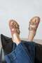 Maris Women's Stone Detailed Daily Comfort Slippers Tan - 2