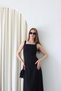 My Fashion Square Neck and Tie Detail Maxi Dress - 3