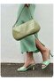 Jamila Single Strap Women's Heeled Slippers - 6