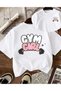 Women's Gym Pink Sports Printed Crewneck T-Shirt