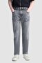 Jason Regular Fit Cotton Men's Gray Jean Denim Trousers