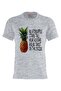 Men's Printed Design T-Shirt (Be A Pineapple)| Round Neck Regular Fit T-shirt - 2