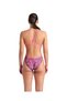 Women's Pink Dahlia Swimsuit Lace Back Shocking Pink Multi - 3