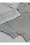 Boy's 2-Piece Salopet Overalls - 100% Natural Cotton - Grey-White - 5