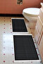Non-Slip Base Djt Toilet Set Trendy Fringed Woven Pattern E5007