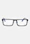 Men WRJ1775S Rectangular Reading Glass, Black