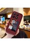 Mi 15t 5g Compatible Claret Red Frame Vintage Photo Collage Motif Flexible Silicone Case - 2