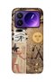 Xiaomi 17 Pro Max Compatible Eye of Ra Patterned Transparent Phone Case