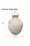 Ceramic Vase for Pampas Grass, Flowers and Plants, for Office Living Room,Table Shelf, Home Decor - 2