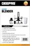 5-In-1 Hand Blender | Chopper / Food Processor | Electric Whisk | 8 Variable Speeds, Stainless Steel Blade For Blending The Perfect Smoothies And Grinding Coffee | 600W - 8