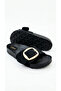 Women's Gold Single Buckle Anatomical Comfortable Stylish Soft Sole Slippers - 2