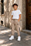 Mişil 24205-26 Boy's Stripe Detailed Jogger Sweatpants Comfortable Fit Elastic Cuff Sports Bottoms - 5
