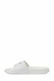 Men's White Slippers - Pool & Beach Slippers with Logo and Stripe Detail - 6