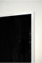 Anthracite and Black Abstract Foggy Night Concept Glass Table White Metal Framed Home Business and School Table - 4