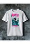 Liberty Forever Spray Art Printed Oversize T-Shirt