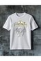 Savas Tanri Altin Kask Printed Oversize T-Shirt