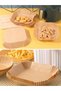 Airfryer Baking Paper 5 Pieces Air Fryer Square Model Baking Paper Airfryer Oil-Free Fryer