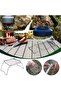 Portable Folding Camping Grill Rack Stainless Steel Outdoor BBQ Stand - 2