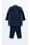 Boys Sherwani 3Pcs Set, 24M - 4