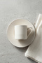 Elif Platinum Gilded 4 Piece Porcelain Coffee Cup Set for 2 People