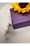 Zircon Stone Butterfly Model Steel Earrings - 2
