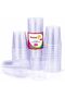 Premium Reusable Plastic Shot Cups 1.5oz (45ml) – Disposable Recyclable Mini Party Cups for Drinks, Desserts & Tastings – Pack of 60 (Clear)