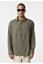 Basic oversize long sleeve linen shirt - 2
