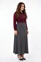 Women's Fabric Skirt Elastic Waistband Fish Model Bgl-St05512 - 3