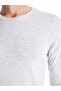 Crew Neck Long Sleeve Combed Cotton Men's T-Shirt (W4) - 3
