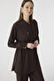 Elegant Brown Suit with Tie Collar Buckle 1875 - 4