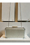 Gold Laser Patterned Women's Evening Dress Bag Wedding Engagement Graduation - 7