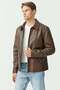 Regular Leather Coat - 3