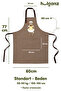 Kitchen Apron Set of 2 Stain-Resistant Water-Repellent Fabric Colorfast Print Sheep and Lamb Patterned Double Apron - 7