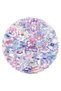 50PCS 50 Pieces Dreamy INS-Style PET Transparent Stickers Sweet Waterproof High-End Amethyst Decals