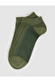 Women's Khaki Booties Socks 50324479-Vr027 - 2