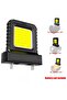 Black High Luminosity Cordless LED Work Light Universal for Makita Milwaukee Dewalt Bosch 18V-21V Ba - 3