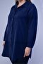 Women's Plus Size Long Shirt with Pocket Detail - 5