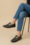 Full Orthopedic Genuine Leather Closed Back Sandals Shoes - 3