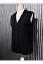 Steel Knit 5-Button Embroidered Mother's Vest - 2