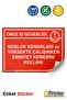 Safety First Void Edges and High-Place Safety Belt Isg Warning Sign Sticker 70X100 cm