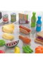 65-Piece Toy Food Set with Fruits and Vegetables, Pretend Play Food Set - 4