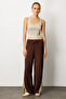 High Waist Relaxed Cut Trousers - 5