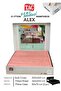 Alex Pink Ranforce Genc Modasi Double Duvet Cover Set 200X220 cm