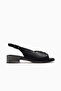 Women's leather daily sandals 26y 26020305y black