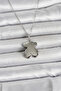 316L Steel Chain Silver Color Openable Teddy Bear Model Women's Necklace - Classic and Stylish Designs