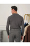 Slimfit Molded Cotton Knitwear Half Fisherman Knitwear Sweater - 6