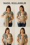Ringed Baby Carrying Wrap |   100% Cotton |   From Birth |   Gold & Silver Ring |   Rg370 - 5