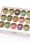 Stone Zikirmatik Set 18 Pieces Mixed Colors
