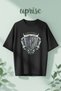 Attack on Titan Scouting Legion Wings of Freedom Printed Cotton Oversize T-Shirt