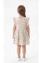 Striped Daisy Appliqué Girls' Dress - 4